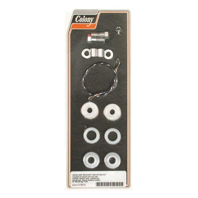 Colony, Headlamp Bracket Mount Kit 55-59 B.T. With Hydra Glide Headlam