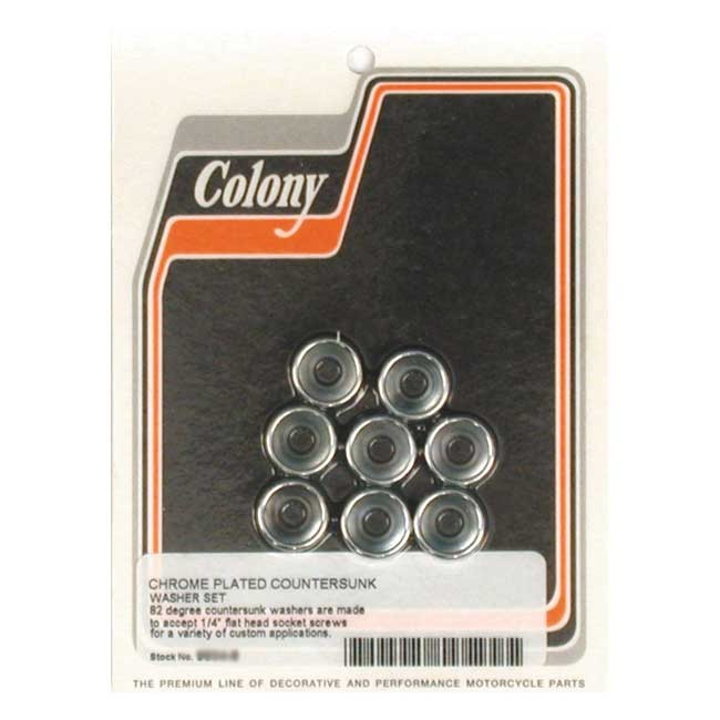 Colony Countersunk Flatwashers 1/4 Inch Multifit