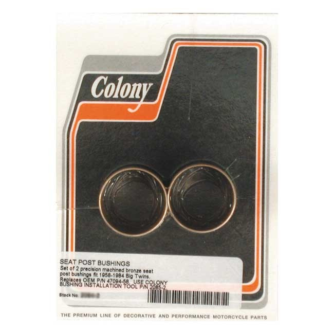 Colony, Seat Post Bushing Set 58-E81 B.T.