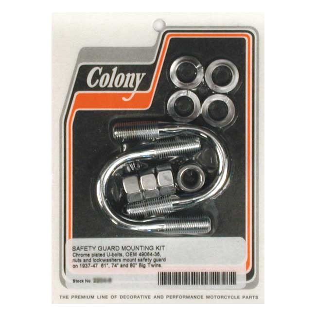 Colony Engine Guard U-Bolt Mount Kit 37-47 61