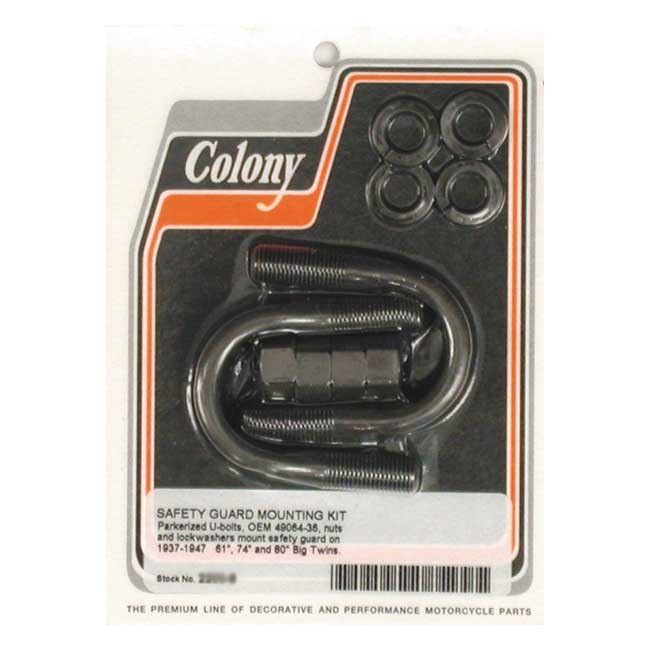 Colony Engine Guard U-Bolt Mount Kit 37-47 61