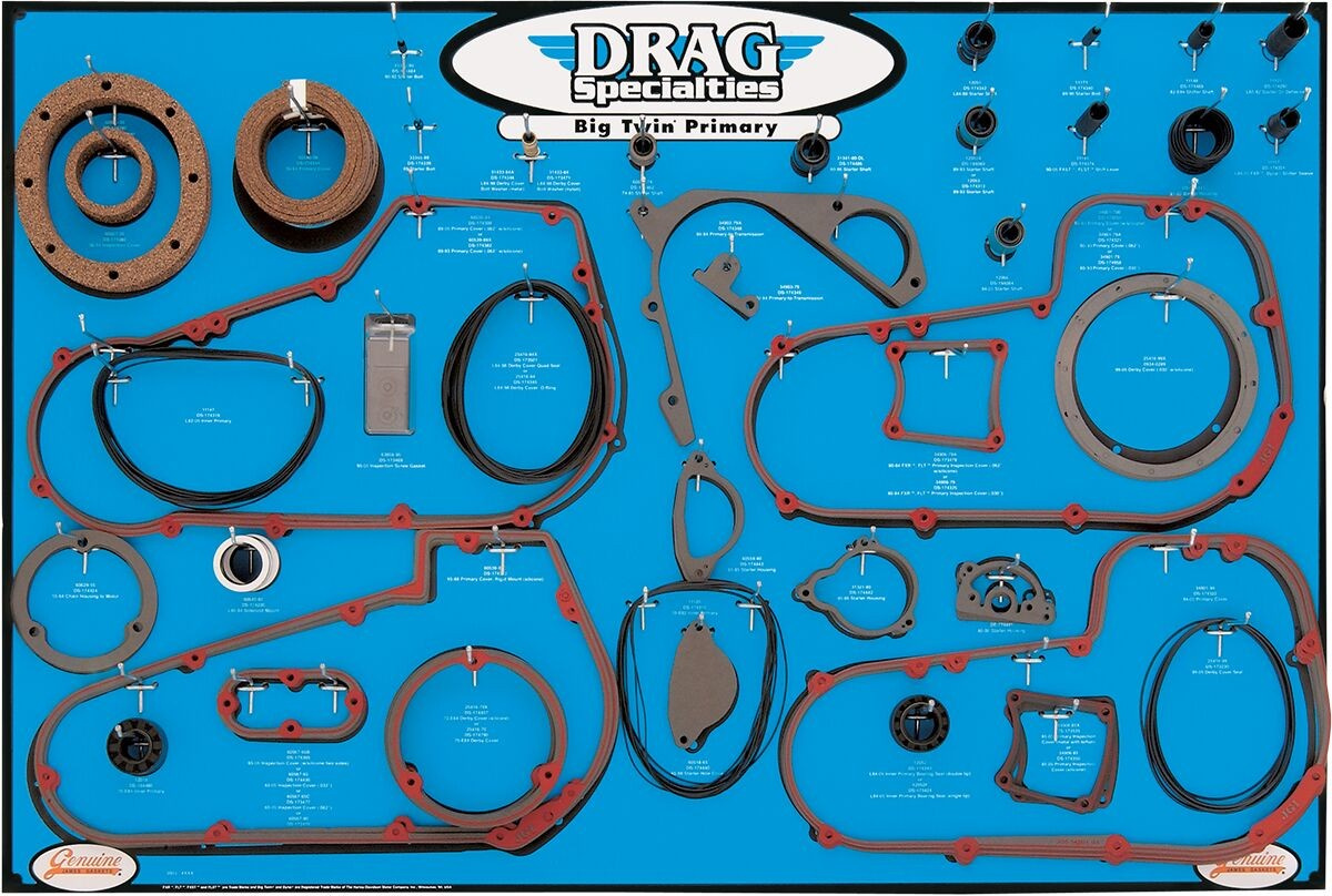 Drag Specialties Display For Bt Gaskets Display Gasket Big Twin