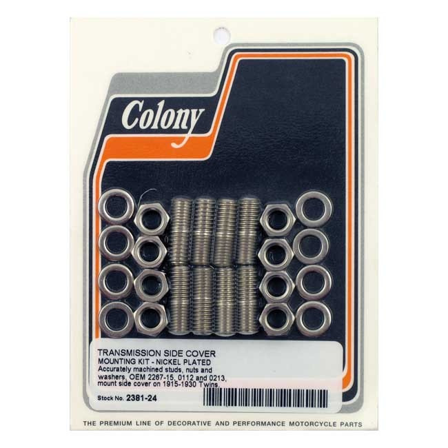 Colony Transm Side Cover Mount Kit 1915-1930 H-D