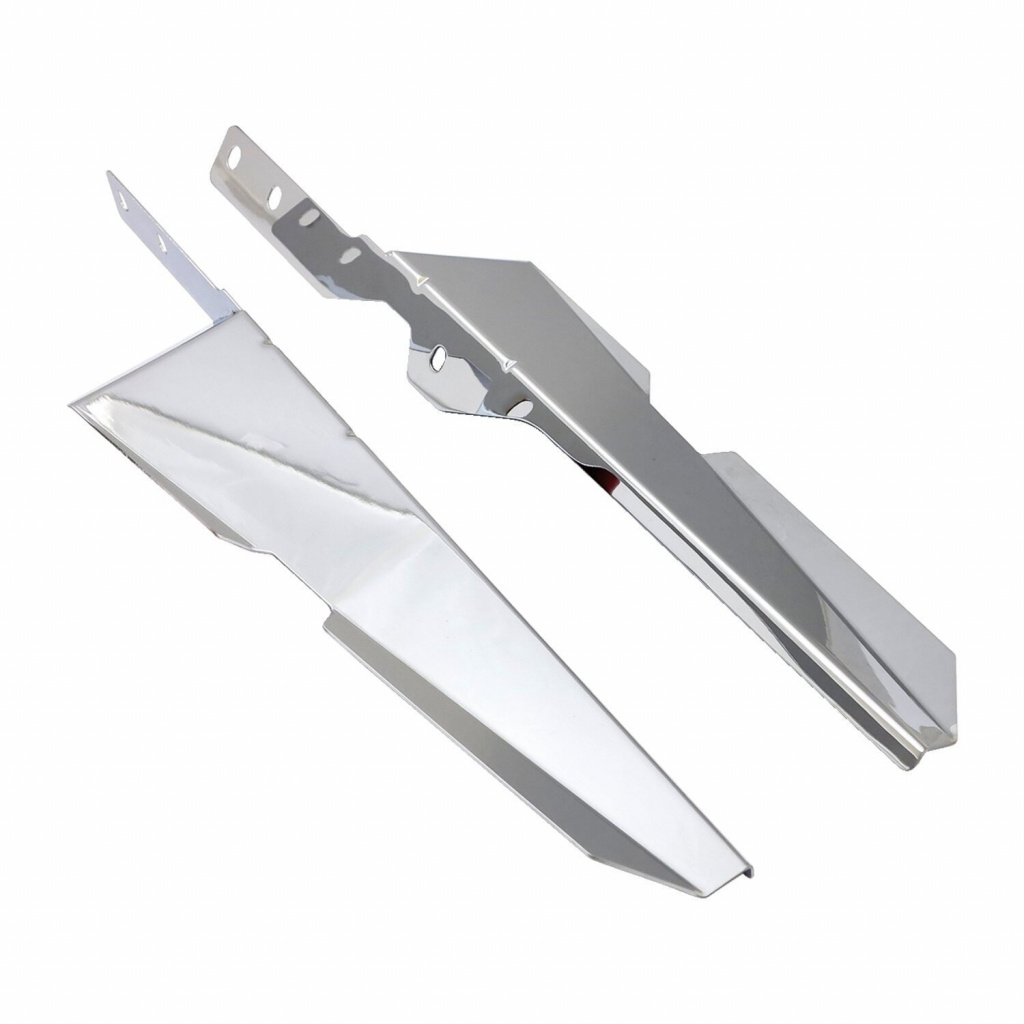 Wind deflector set. Chrome Softail: 86-17 FLST/C/F/FB/FBS, FLS/S, 93-9