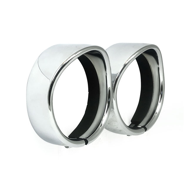 Recessed Trim Rings With Visor. 4.5