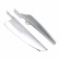 Wind deflector set. Chrome 86-17 FLST/C/F/FB/FBS Wind deflector set. Chrome 86-17 FLST/C/F/FB/FBS
