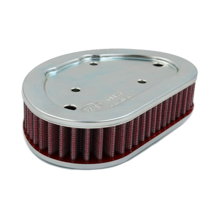 Bmc Air Filter Element 08-17 Dyna With Teardrop Filter Cover  The Red