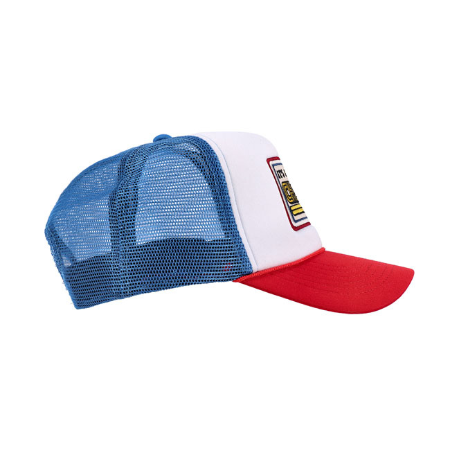 13 1/2 It's a Chopper Baby trucker cap blue/red/white