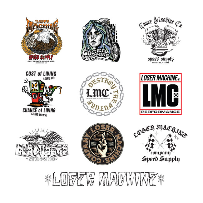 Loser Machine LMC stickers pack x