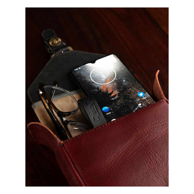 Trip Machine, Tank Pouch / Belt Pouch. Cherry Red Universal Perfect Fo