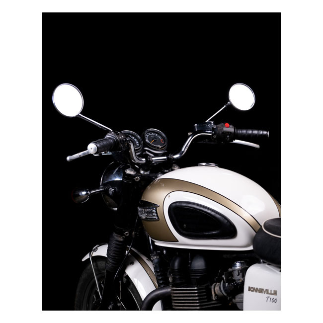 Trip Machine, Leather Handlebar Grip Wraps. Black Universal Handlebar