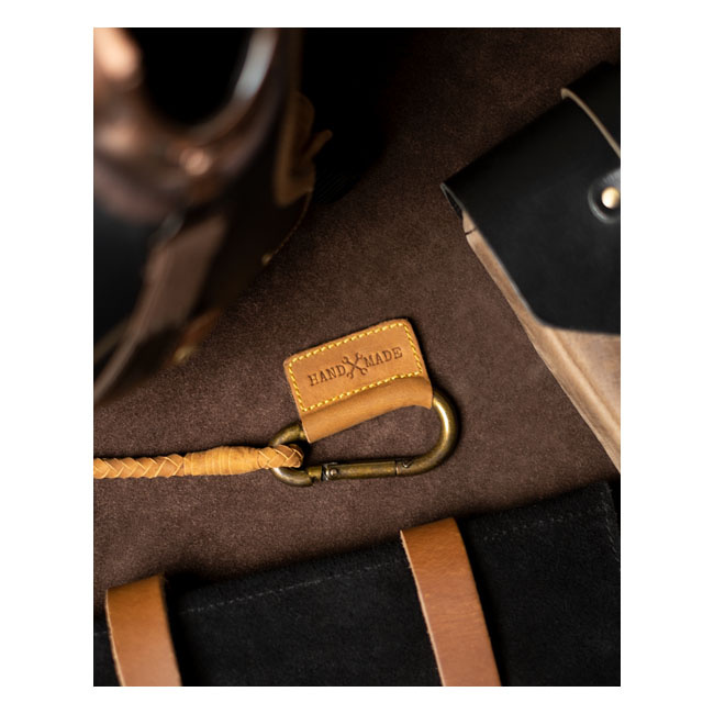 Trip Machine Braided Key Chain Tan Complete Length With Carabiner 25 I