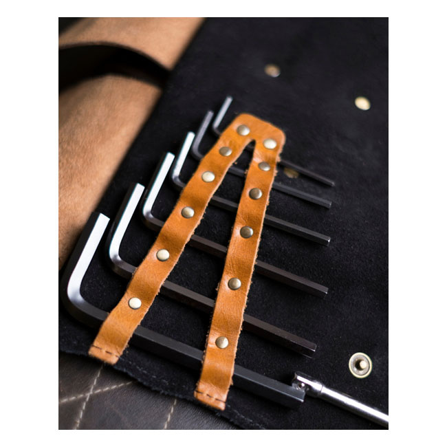 Trip Machine Tool Roll Tobacco / Vintage Tan Universal Handmade From G