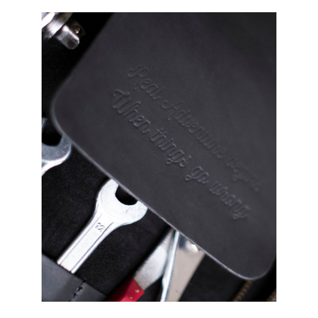 Trip Machine Tool Roll Black / Black Universal Handmade From Genuine H