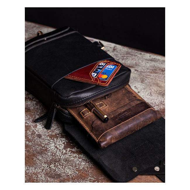 Trip Machine, Thigh Bag / Leg Bag. Black Universal Carry Everything Yo