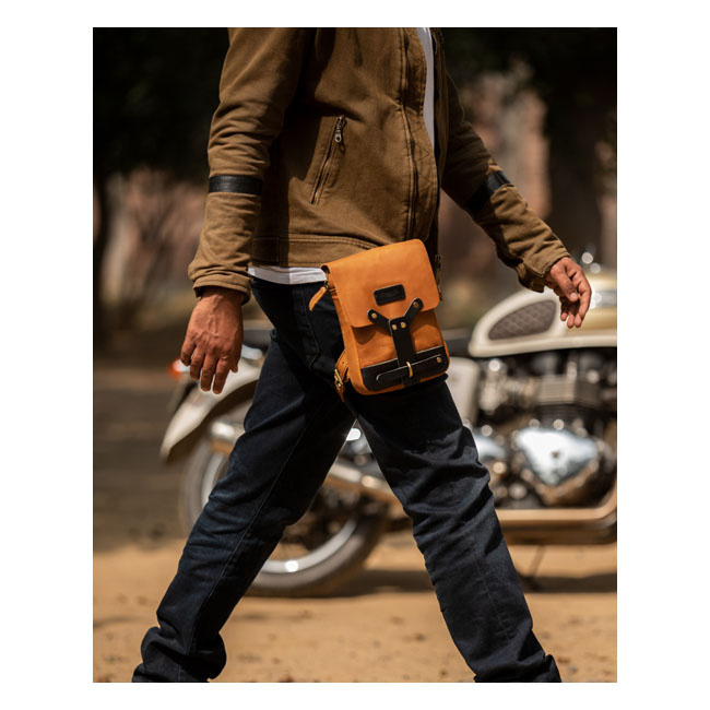 Trip Machine, Thigh Bag / Leg Bag. Tan Universal Carry Everything You