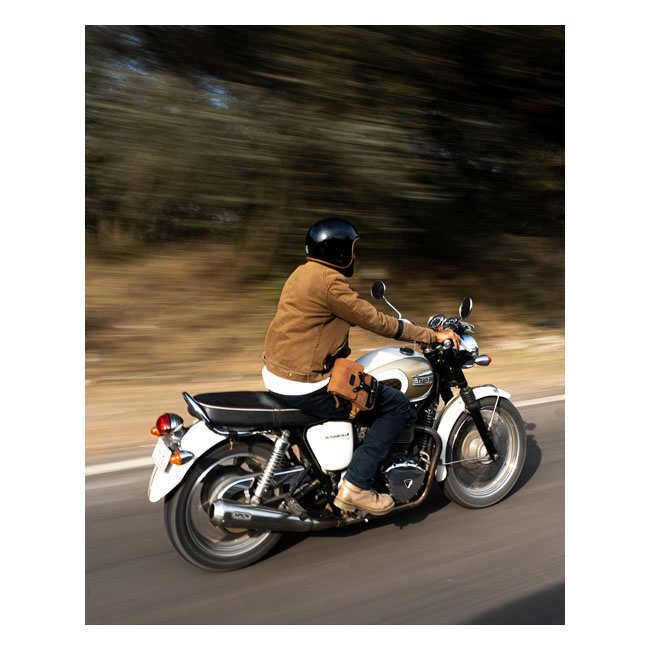 Trip Machine, Thigh Bag / Leg Bag. Tobacco Brown Universal Carry Every