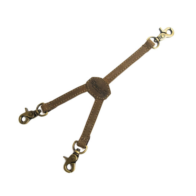 Trip Machine, Mini Saddlebag. Tobacco Brown Universal The Trip Machine