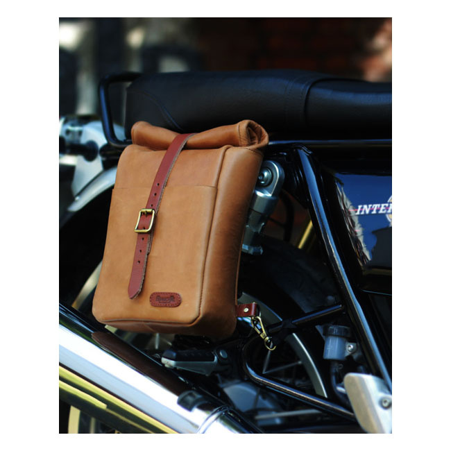 Trip Machine, Mini Saddlebag. Vintage Tan Universal The Trip Machine M