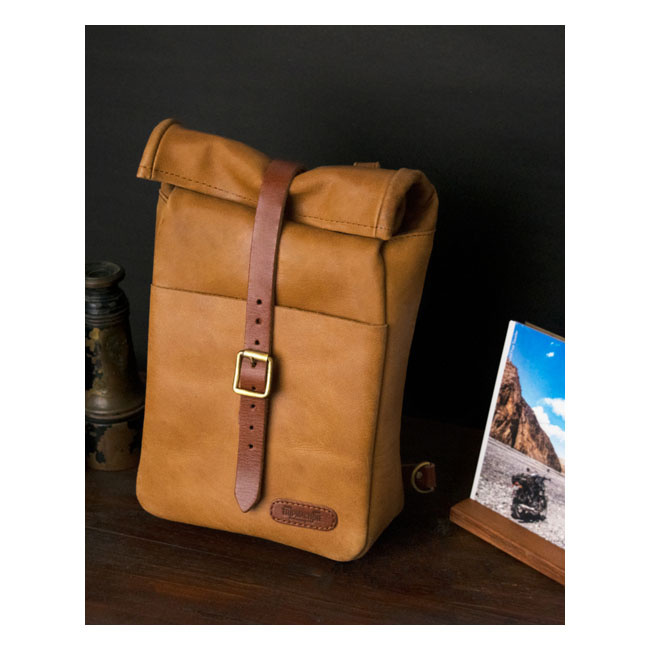 Trip Machine, Mini Saddlebag. Vintage Tan Universal The Trip Machine M