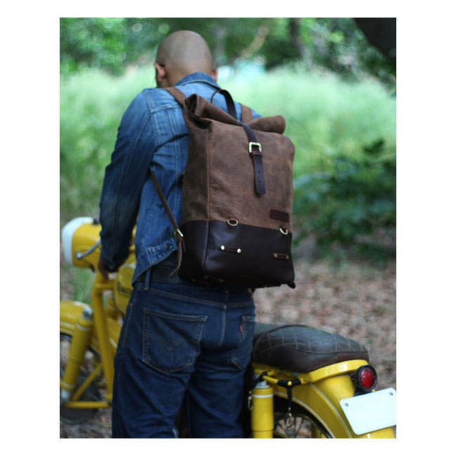 Trip Machine, Backpack/Saddlebag 15 Liter. Tobacco Brown Universal Thi