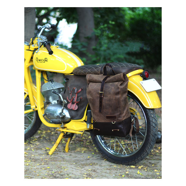 Trip Machine, Backpack/Saddlebag 15 Liter. Tobacco Brown Universal Thi