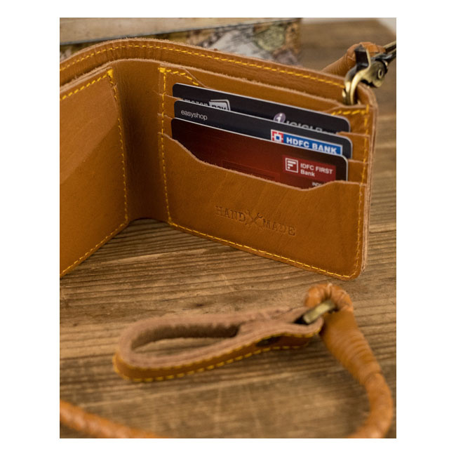 Trip Machine Guitarists Wallet Vintage Tan To Your Jeans Or Pants The