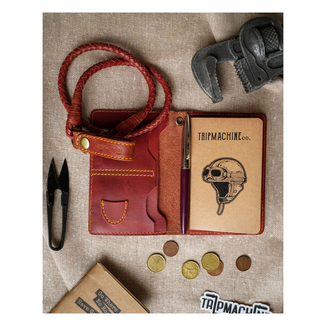 Trip Machine Explorer Wallet Cherry Red To Your Jeans Or Pants, 15 X 1