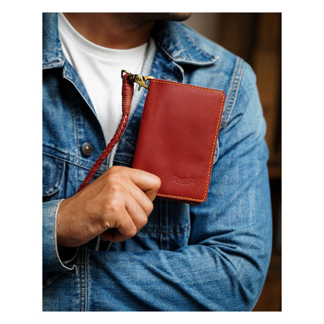 Trip Machine Explorer Wallet Cherry Red To Your Jeans Or Pants, 15 X 1