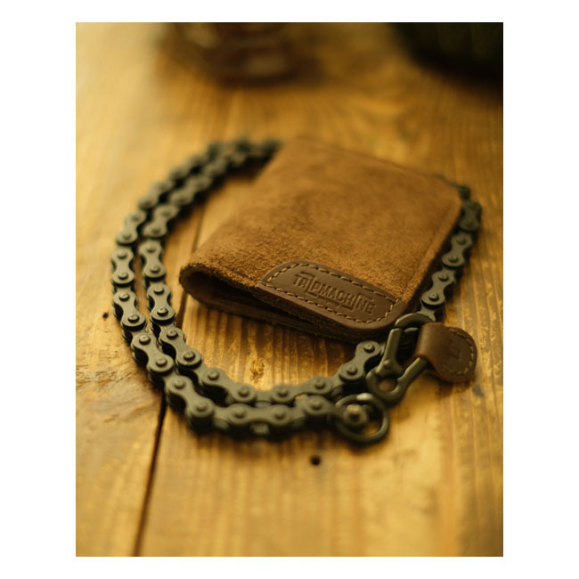 Trip Machine Moto Wallet Tobacco To Your Jeans Or Pants, 10 X 8,5 Cm T