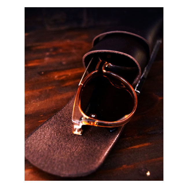 Trip Machine Sunglasses Case Tobacco 19 X 6 X 4 Cm Stash Your Eyewear