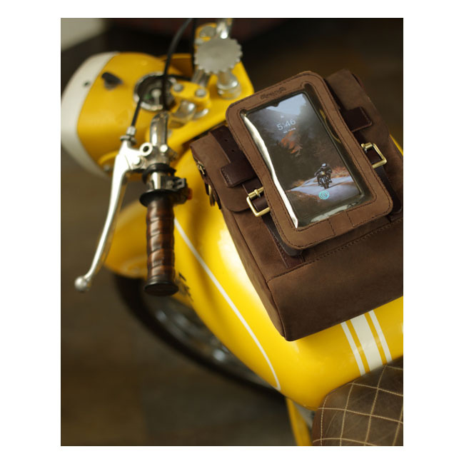 Trip Machine Phone Pouch Tobacco 22 X 12 Cm, Fits Phones Up To 160 X 8