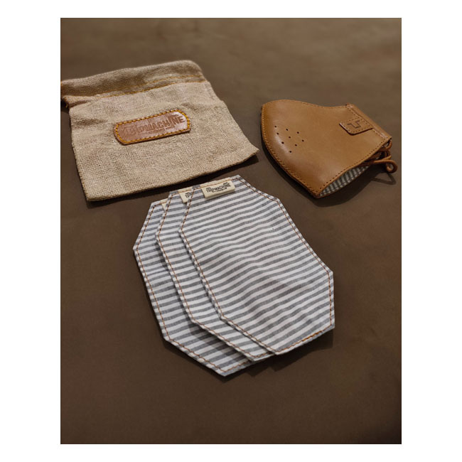 Trip Machine Face Mask Vintage Tan One Size Fits Most The Trip Machine