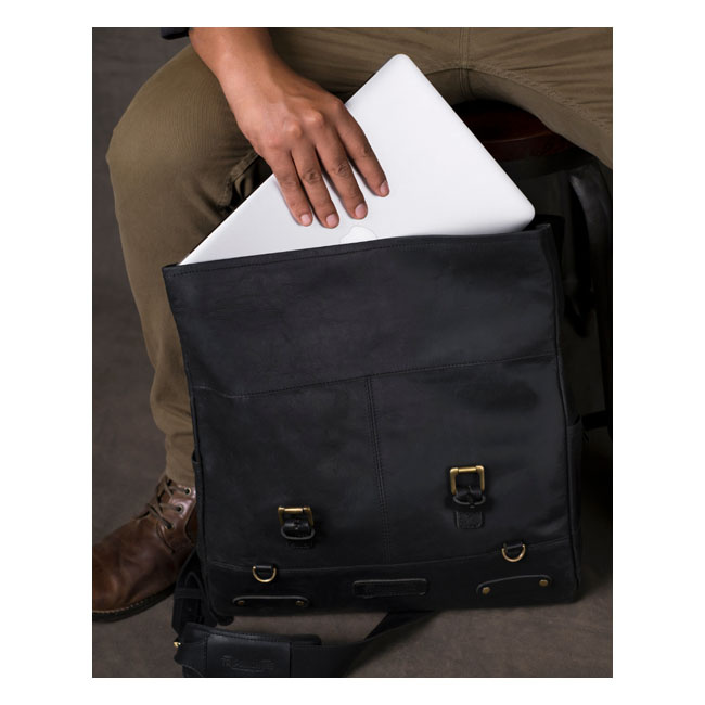 Trip Machine, Outlaw Saddlebag. Black 15.5 X 11 X 5 Inches, 17L The Ha