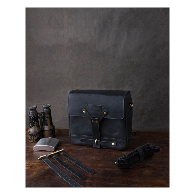 Trip Machine, Messenger Bag. Black Universal Inspired From The Swiss A