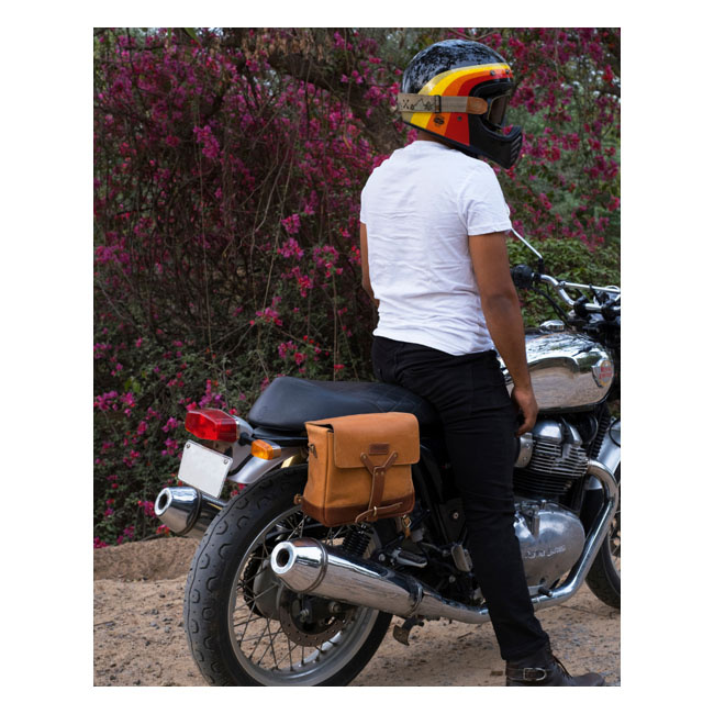 Trip Machine, Messenger Bag. Vintage Tan Universal Inspired From The S