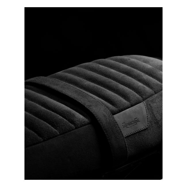 Trip Machine Touring Seat Re Twins Black Suede Royal Enfield Intercept