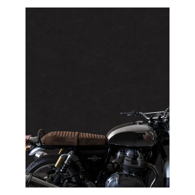 Trip Machine Touring Seat Re Twins Tobacco Suede Royal Enfield 7.5 Cm