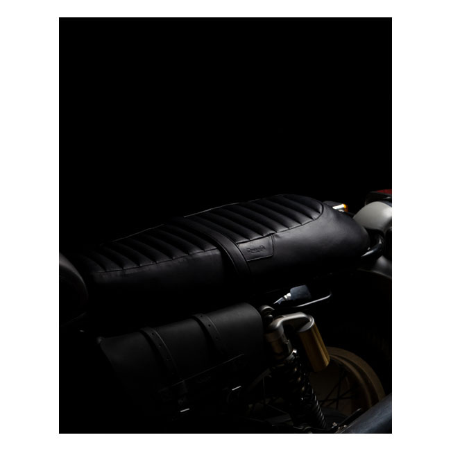 Trip Machine Touring Seat Re Twins Black Leather Royal Enfield 7.5 Cm