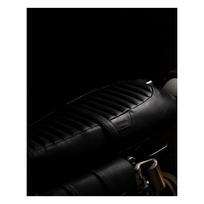 Trip Machine Touring Seat Re Twins Black Leather Royal Enfield 7.5 Cm