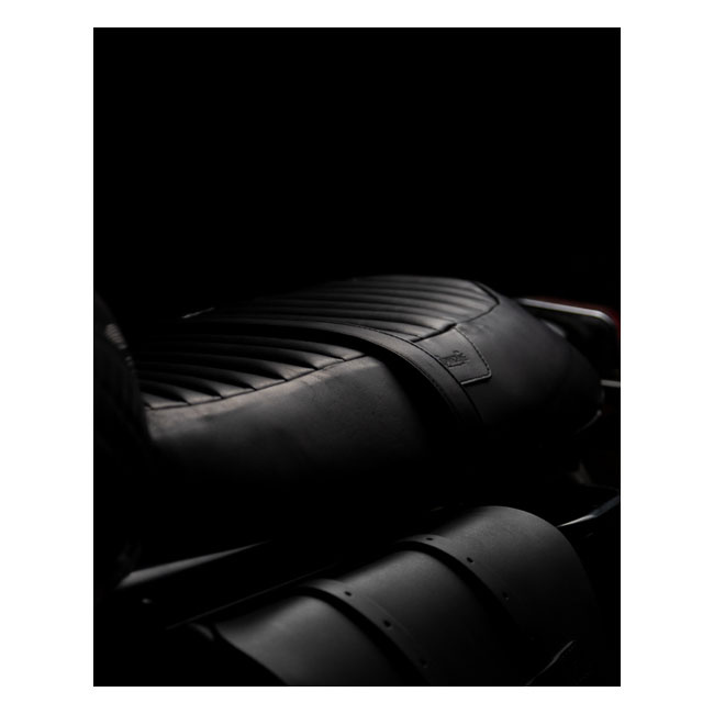 Trip Machine Touring Seat Re Twins Black Leather Royal Enfield 7.5 Cm