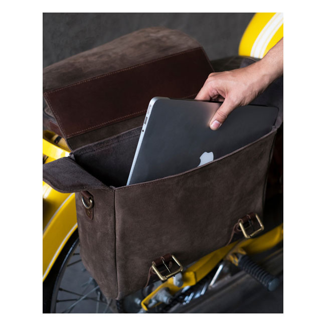 Trip Machine, Warrior Saddlebag. Tobacco Brown 15 X 11 X 5 Inches Prob