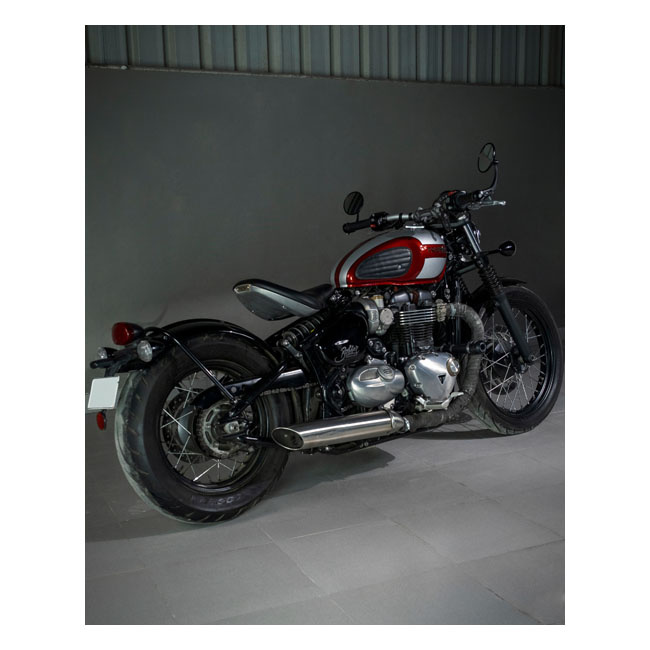 Trip Machine, Classic Leather Tank Pad Set. Black Universal Handmade L