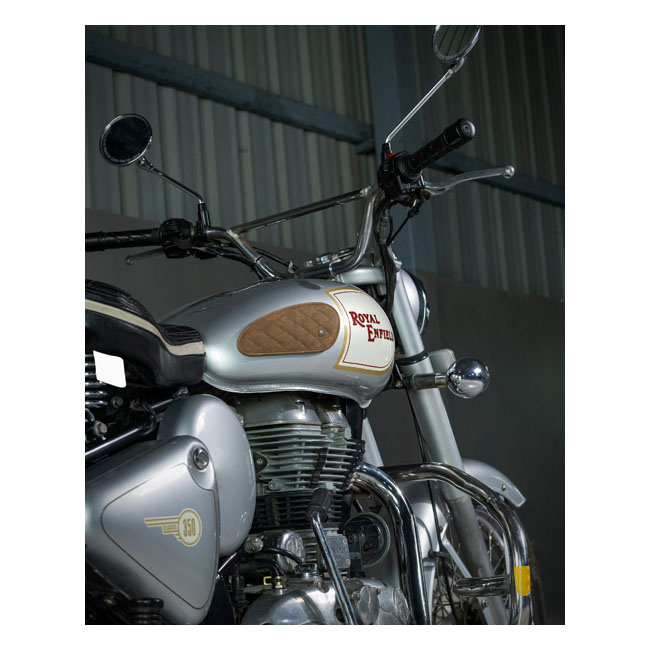 Trip Machine, Mini Diamond Tank Pads. Tobacco Universal Handmade Leath