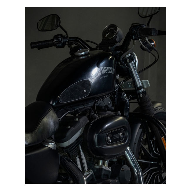 Trip Machine, Mini Diamond Tank Pads. Black Suede Universal Handmade L