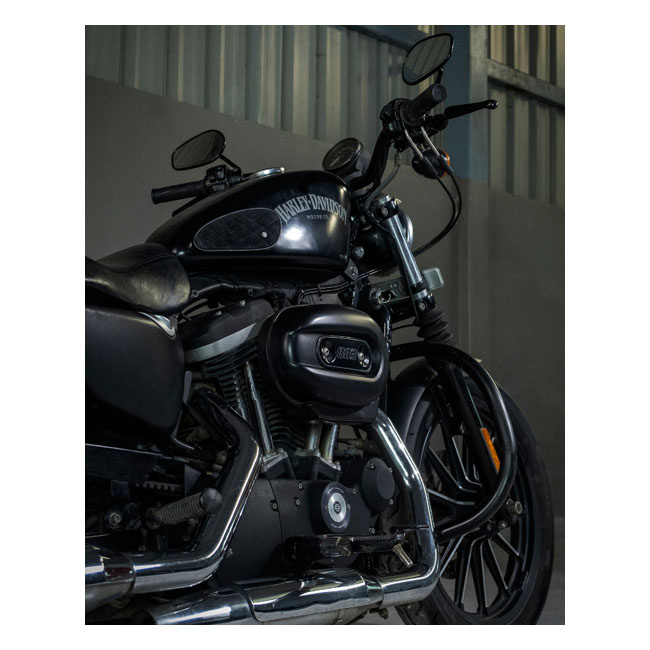 Trip Machine, Mini Diamond Tank Pads. Black Suede Universal Handmade L