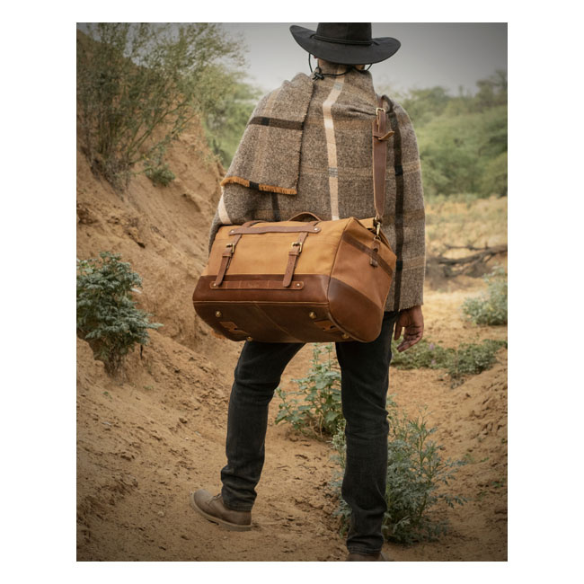 Trip Machine, Outlaw Duffle Bag. 50 Liter. Vintage Tan 26 X 51 X 35 Cm