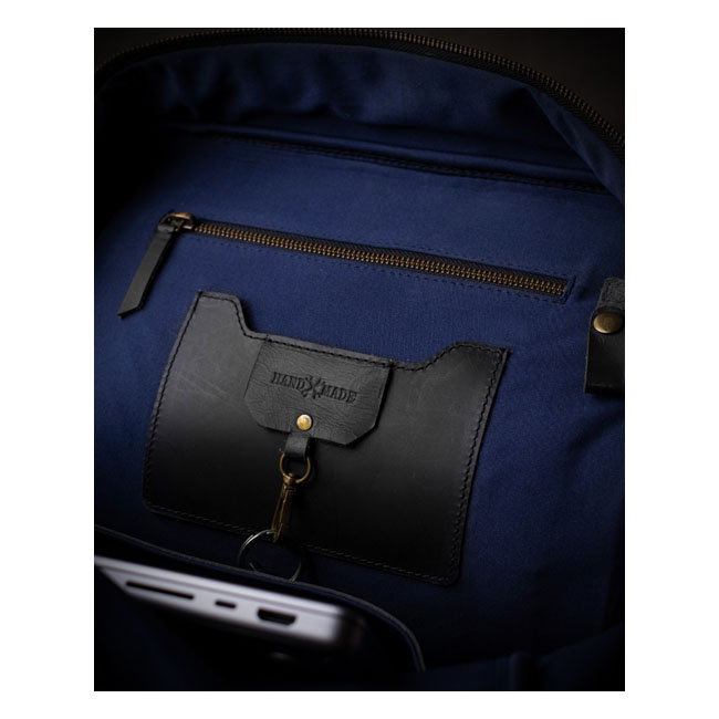 Trip Machine, Rambler Backpack. Black Universal Heavy Duty Waxed Canva