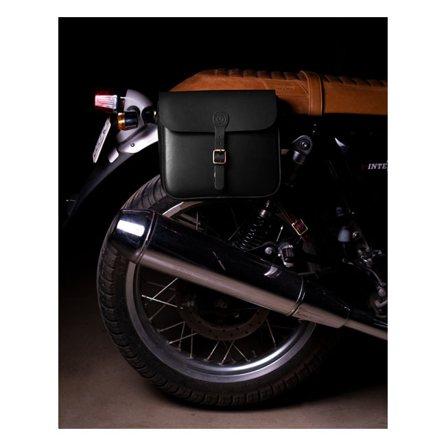 Trip Machine, 'Classic' Saddlebag. Black Universal Basic And Simple, T