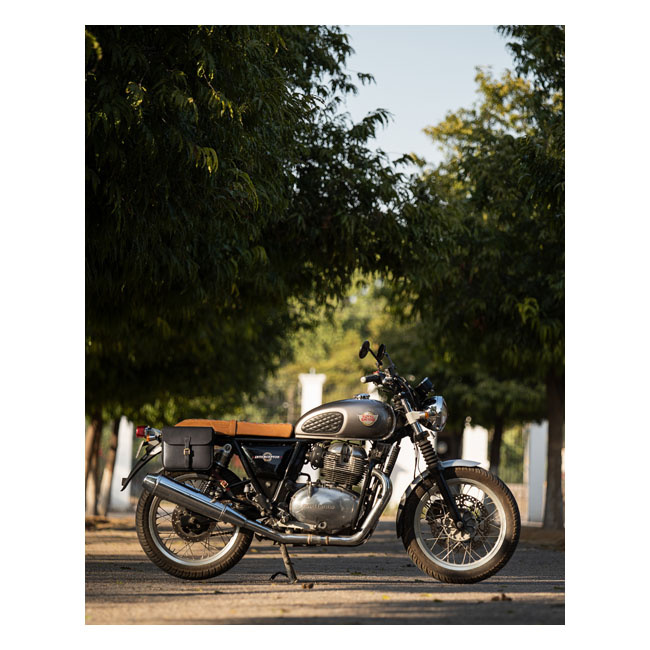 Trip Machine, 'Classic' Saddlebag. Black Universal Basic And Simple, T